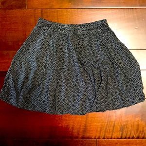Brandy Melville black floral skirt, one size
